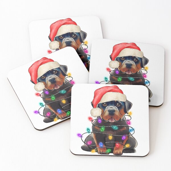 Item preview, Rottweiler christmas tree lights designed and sold by vuhieustore.