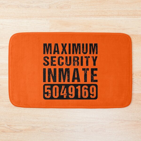 Item preview, County Jail Inmate - Maximum Security Inmate - Prisoner Party Halloween Costume designed and sold by TheBestArt2022.
