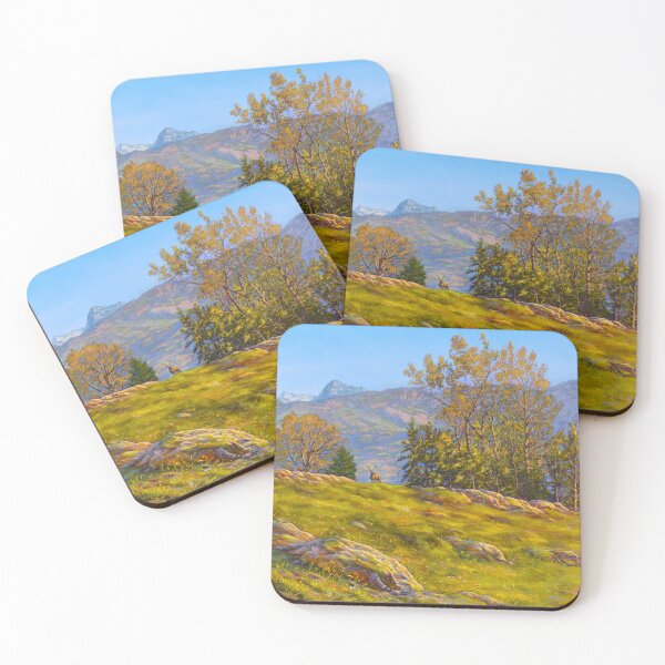 Item preview, Deer and Mountain scape designed and sold by Don-Li.