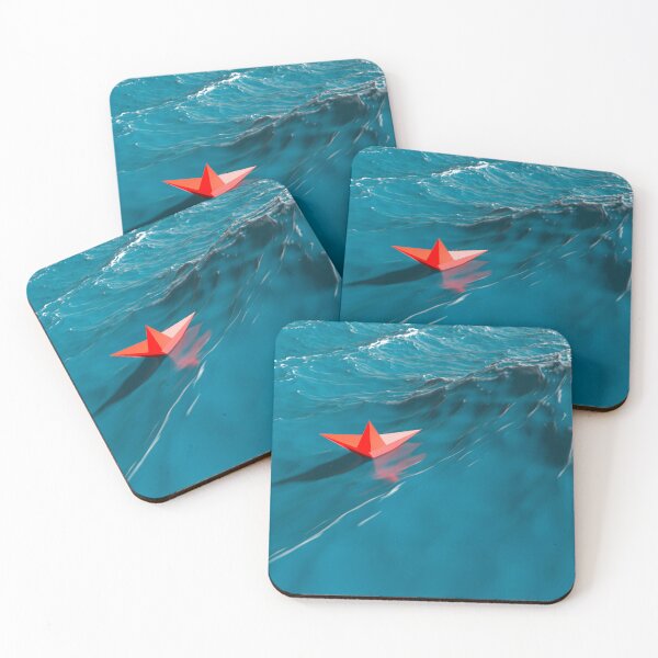 Item preview, Paper Boat on Ocean waves designed and sold by bradm50.