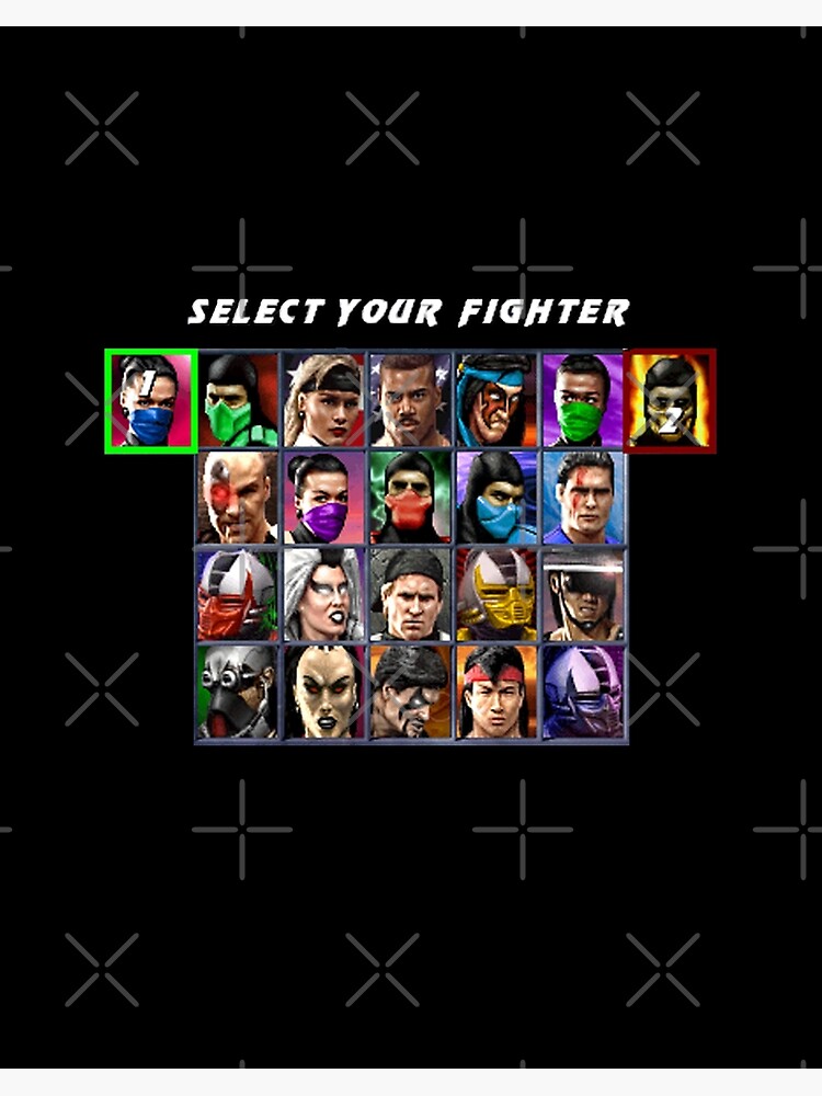 Ultimate Mortal Kombat 3 Character Select | Magnet