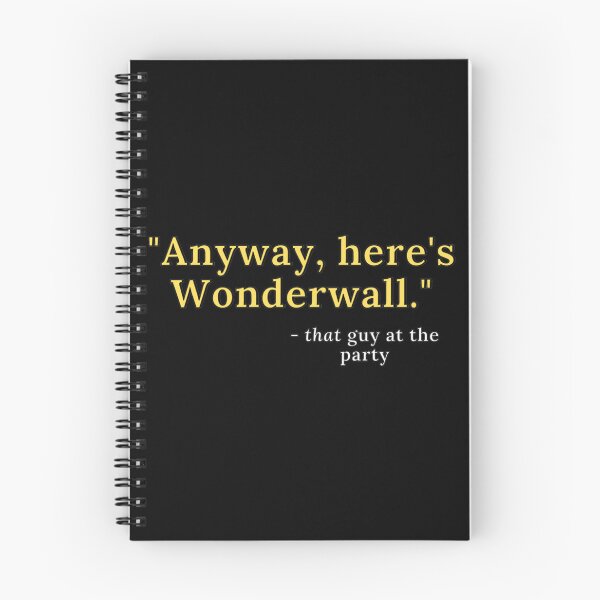 Item preview, Anyway Here's Wonderwall Classic T-Shirt designed and sold by Sapphiresacosta.