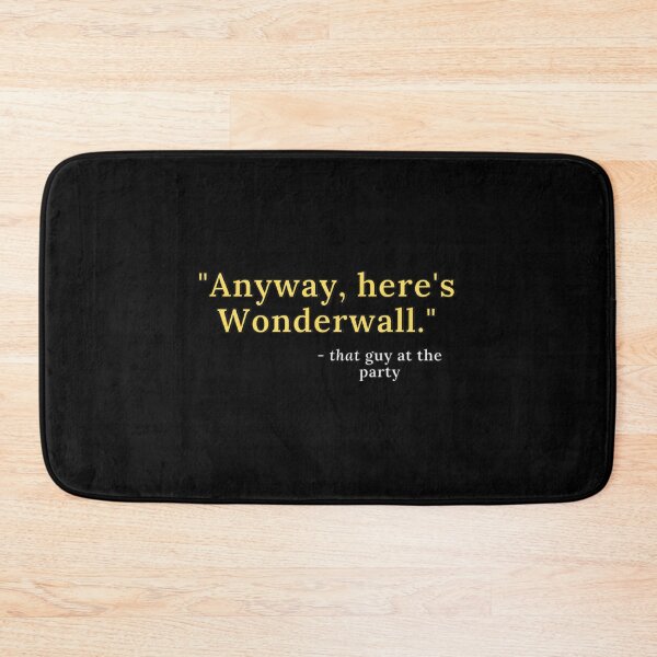 Item preview, Anyway Here's Wonderwall Classic T-Shirt designed and sold by Sapphiresacosta.