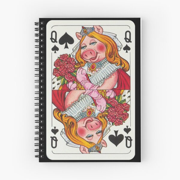 Item preview, Miss Piggy Playing Cards Queen Spades designed and sold by HarinWijenayake.