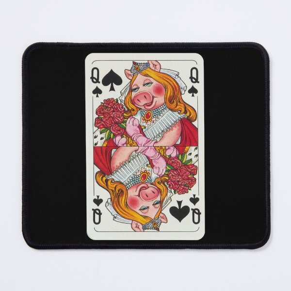 Item preview, Miss Piggy Playing Cards Queen Spades designed and sold by HarinWijenayake.