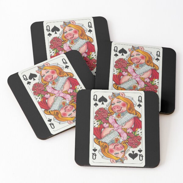 Item preview, Miss Piggy Playing Cards Queen Spades designed and sold by HarinWijenayake.