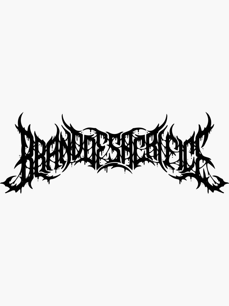 Brand Of Sacrifice Black Sticker Sticker