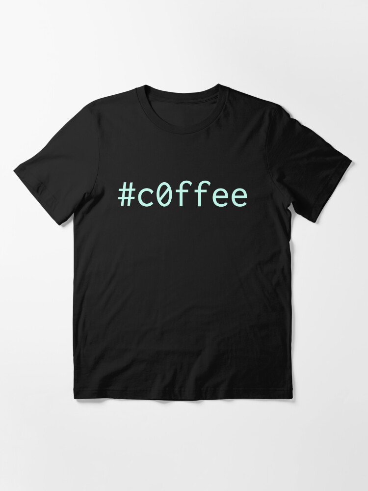 Alternate view of c0ffee - Web Developer Hexadecimal Color Code Design Essential T-Shirt