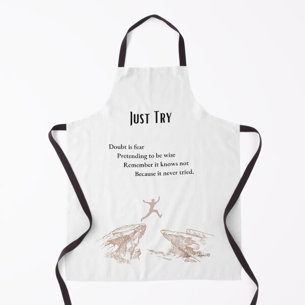 Item preview, JUST TRY - Original Poem by Latoya Campbell designed and sold by camteng.