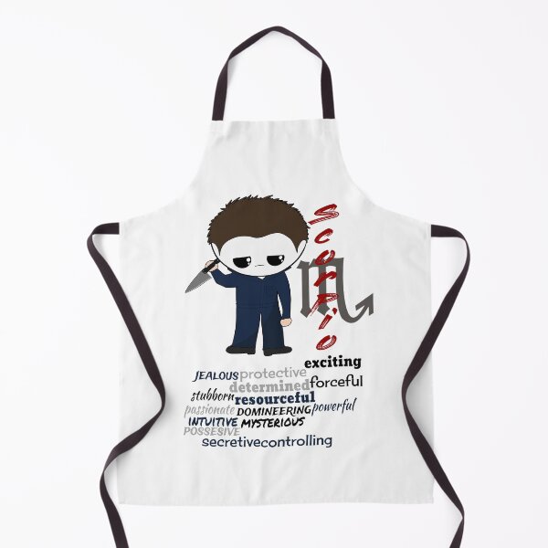 Item preview, Scorpio Zodiac Horror Monster- funny, cute, october, november, sign, horoscope, creepy, thriller, movie, film, traits, kitchen, butcher, knife, insane, scary, killers, fiction, kawaii, chibi designed and sold by Bruh-llc.