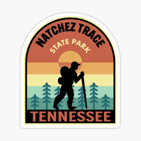 Item preview, Natchez Trace State Park Tennessee Retro Hiking designed and sold by HalpinDesign.