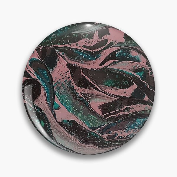 Item preview, Martian Landscape, Flowing Lava , Abstract Art Pink Green, Veins and Capularie, Marble Slabs, Virus Magnified designed and sold by Nostrathomas66.