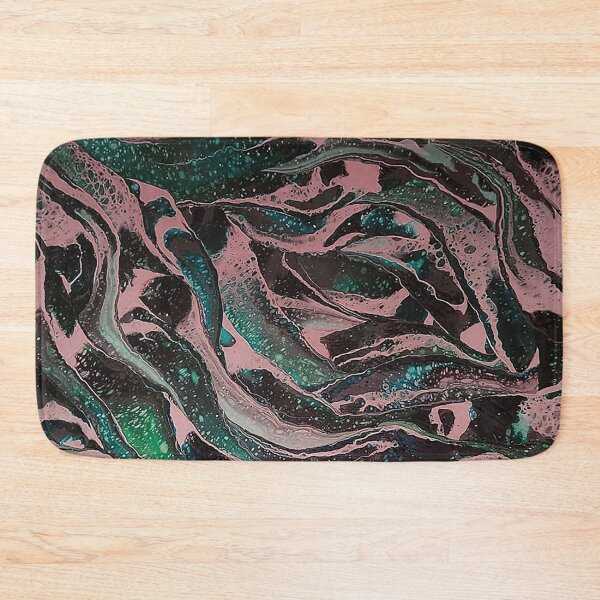 Item preview, Martian Landscape, Flowing Lava , Abstract Art Pink Green, Veins and Capularie, Marble Slabs, Virus Magnified designed and sold by Nostrathomas66.