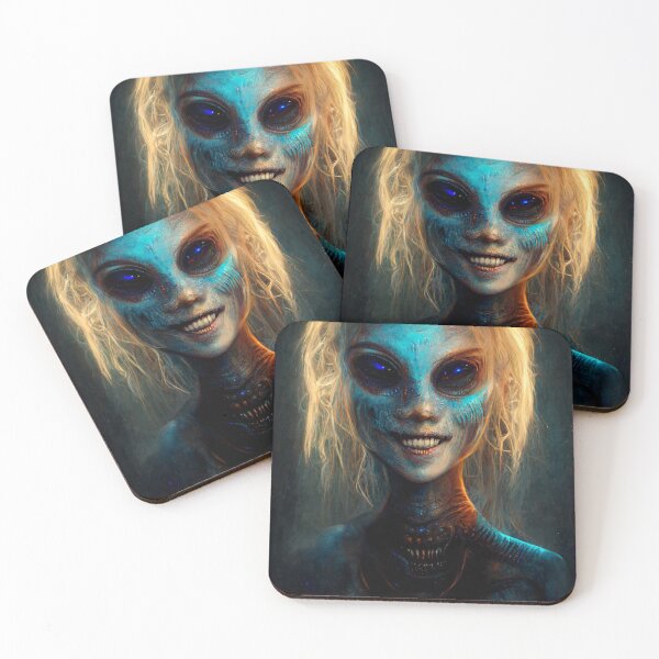 Item preview, Evil Lady Alien From Mars Surreal Artwork designed and sold by vikghosh.