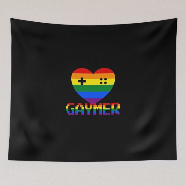 Item preview, Rainbow GAYmer Heart Controller designed and sold by umeimages.