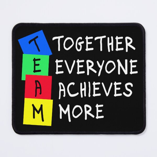 Item preview, Together Everyone Achieves More Teamwork designed and sold by Color-Sparkle.