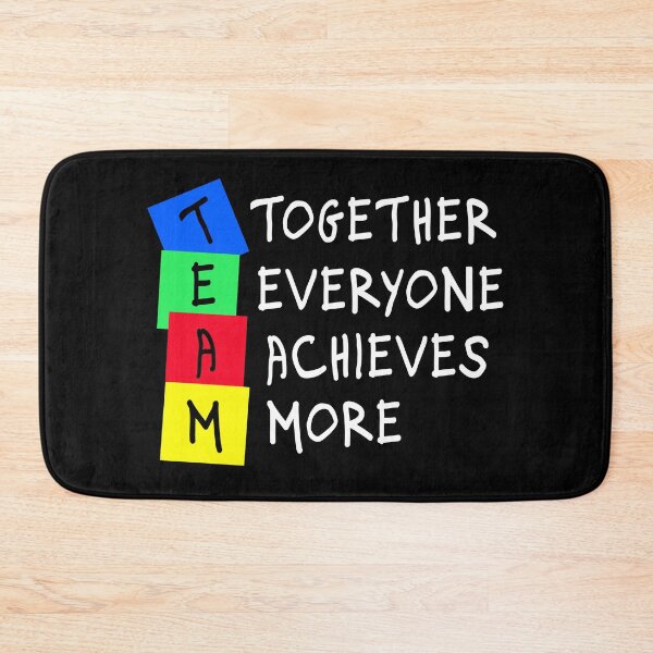 Item preview, Together Everyone Achieves More Teamwork designed and sold by Color-Sparkle.