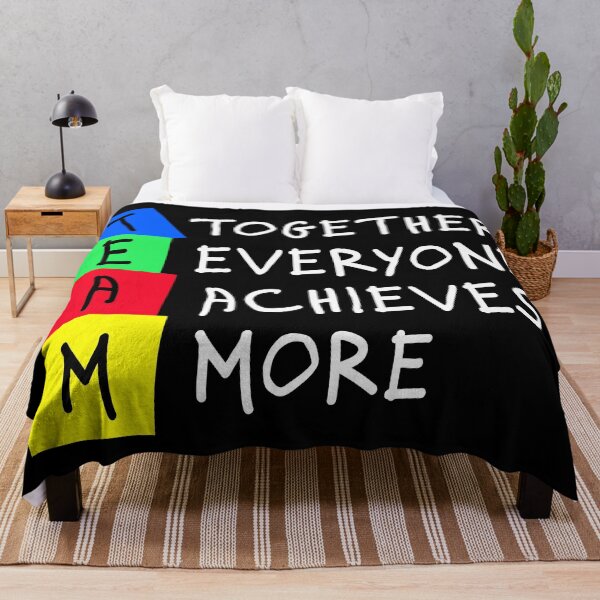 Item preview, Together Everyone Achieves More Teamwork designed and sold by Color-Sparkle.
