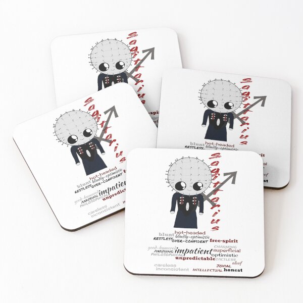 Item preview, Sagittarius Zodiac Horror Monster- funny, cute, november, december, sign, horoscope, creepy, horror, thriller, movie, film, traits, pain, pleasure, scary, killers, fiction, kawaii, chibi designed and sold by Bruh-llc.