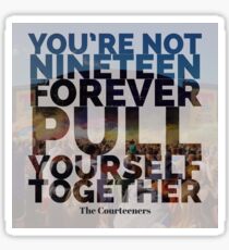 Not Nineteen Forever Lyric Graphic Sticker