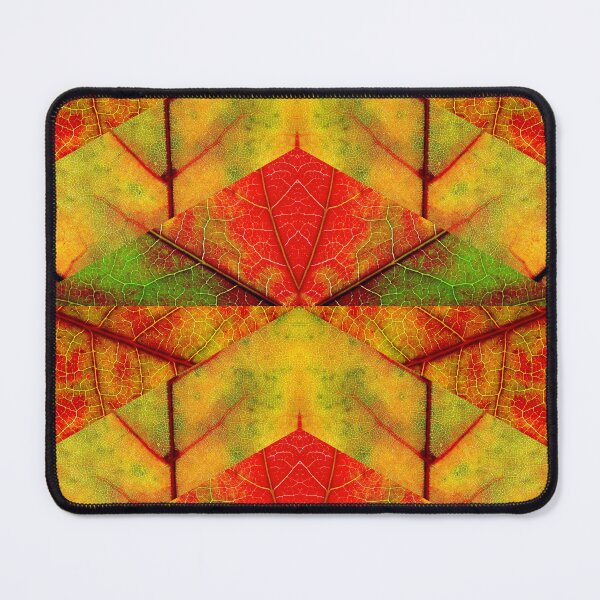 Item preview, Zigzag Autumn Leaves Collage designed and sold by MazingPatterns.