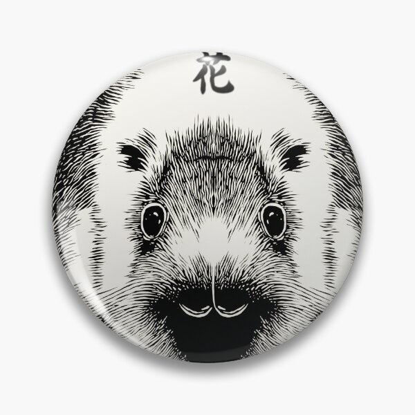 Item preview, Four eyes Cute Capybara designed and sold by IcalsaidArt.
