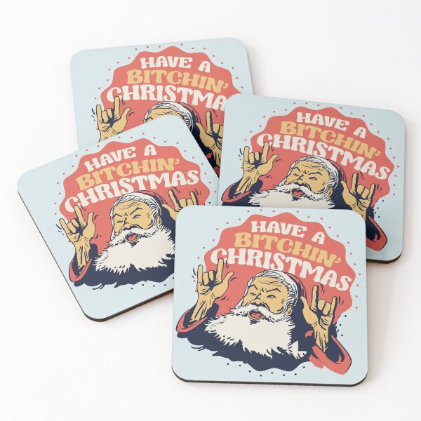 Item preview, Retro Santa Funny Have a Bitchin' Christmas designed and sold by TwoTenDesign.
