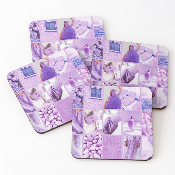 Artikelvorschau, Lavendel lila Wandcollage 2 entworfen und verkauft von MaxineWyatt.