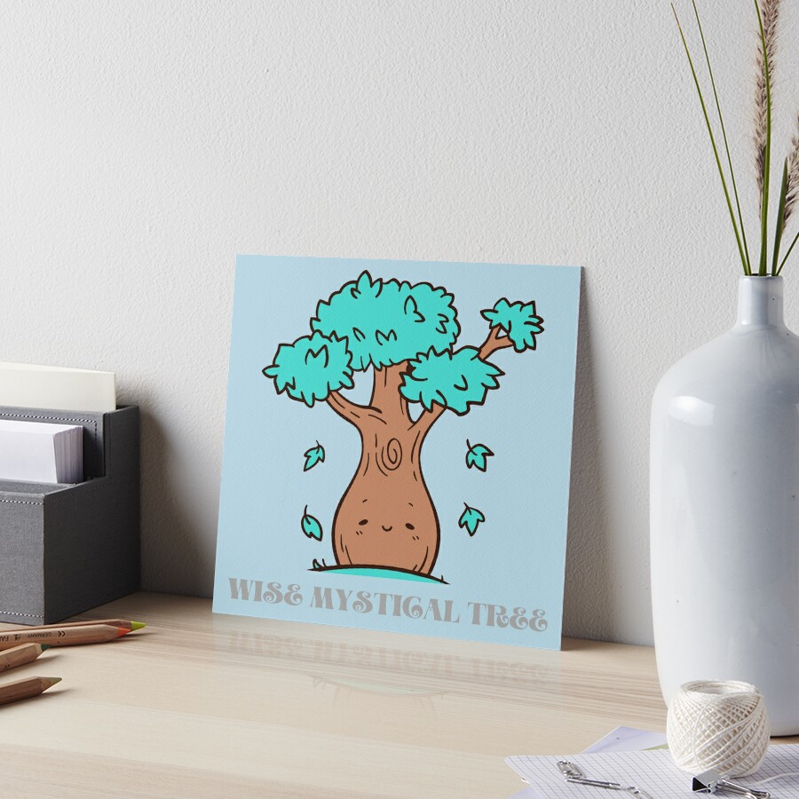 Wise Mystical Tree Christmas meme | Art Board Print