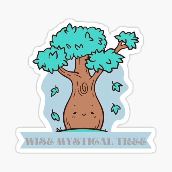 Wise Mystical Tree Face Old Mythical Oak Tree Funny Meme Tank Top