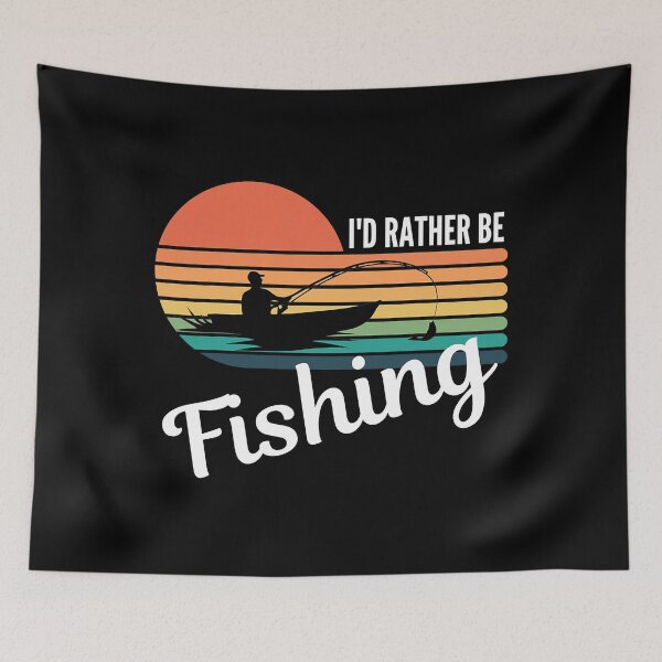 Item preview, I’d Rather be Fishing Funny Fisherman Angling designed and sold by Abaddon-art.