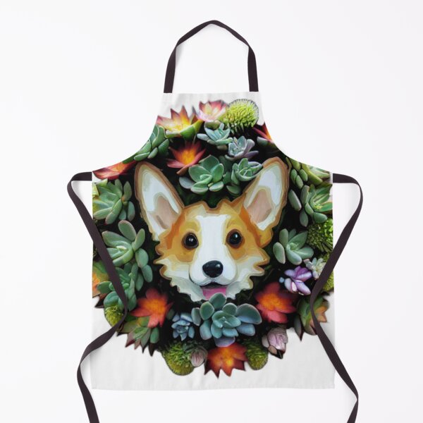 Item preview, Corgi Succulent Wreath designed and sold by Paint-of-Heart.