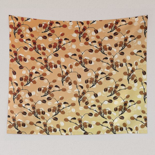 Item preview, Ramitas de otoño de tono natural designed and sold by MazingPatterns.
