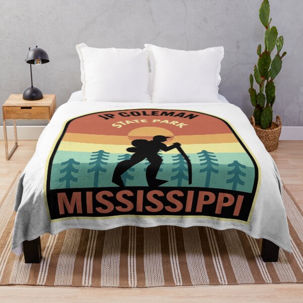 Item preview, JP Coleman State Park Mississippi Retro Hiking designed and sold by HalpinDesign.