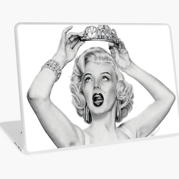 Marilyn Crown Laptop Skin