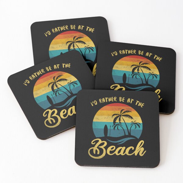 Item preview, I'd Rather Be At The Beach Funny Summer designed and sold by Abaddon-art.