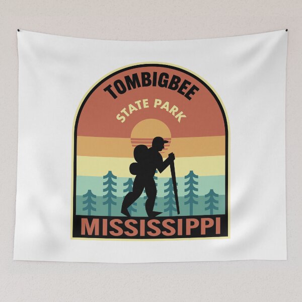 Item preview, Tombigbee State Park Mississippi Retro Hiking designed and sold by HalpinDesign.