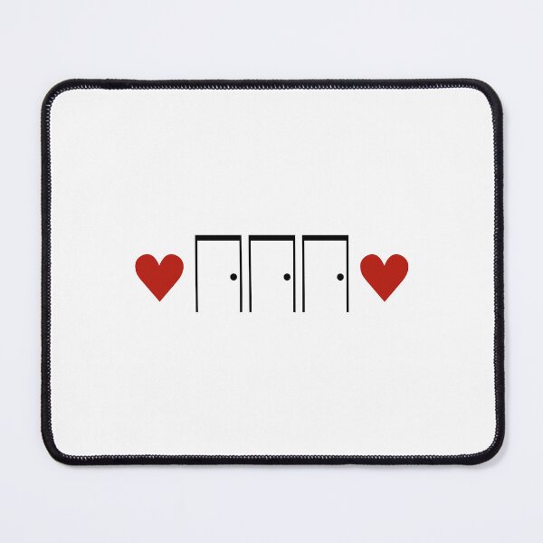 Item preview, THREE DOORS Logo - Black on White designed and sold by threedoorsbooks.
