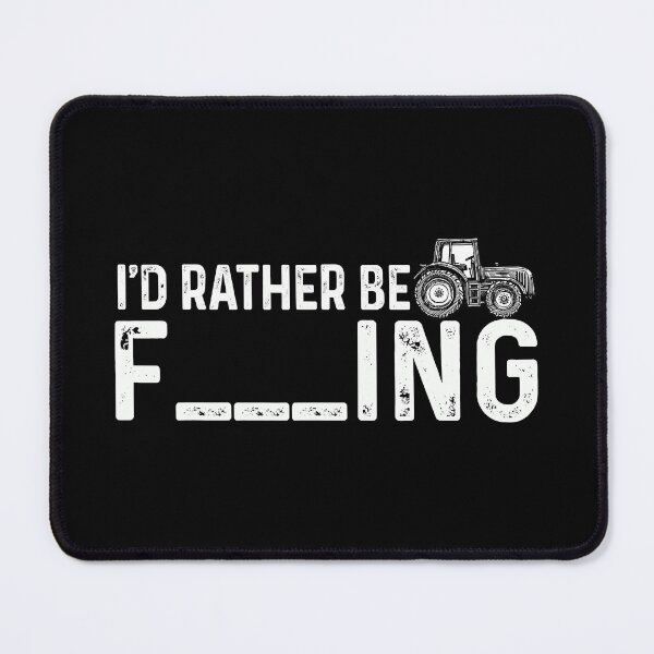Item preview, I'd Rather Be Farming Funny Farmer Joke Tractor designed and sold by Abaddon-art.