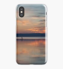 Surfer Rowing To Shore iPhone Case/Skin