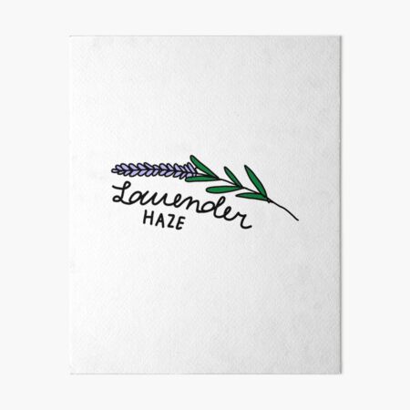 Lavender Haze Art Board Print for Sale by natalieinchains