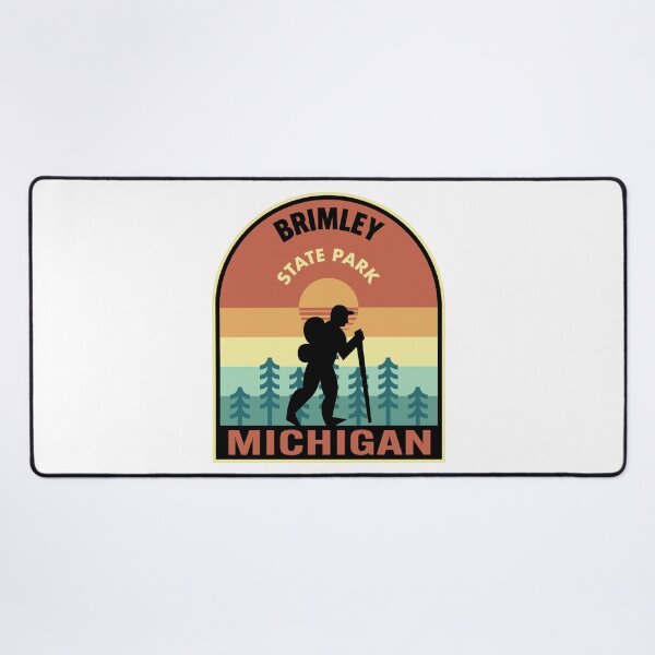 Item preview, Brimley State Park Michigan Retro Hiking designed and sold by HalpinDesign.