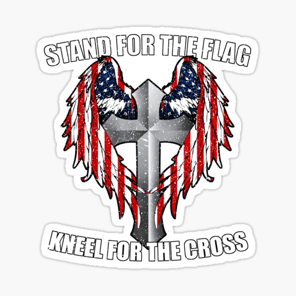 Fallen Soldier Battle Cross Vinyl Sticker - Battlefield Honor - Die Cut  Decal