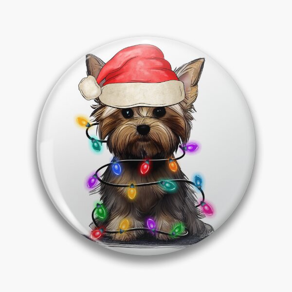 Item preview, yorkshire terrier christmas tree designed and sold by hieuhieustore.
