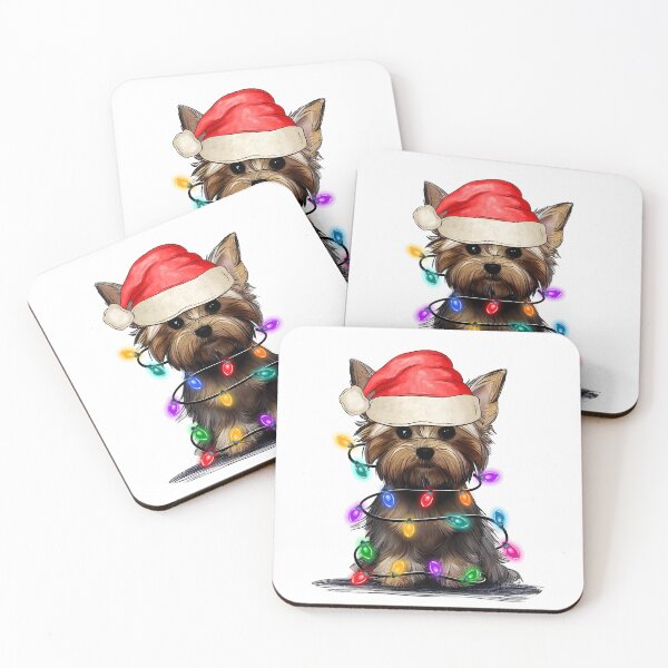 Item preview, yorkshire terrier christmas tree designed and sold by hieuhieustore.