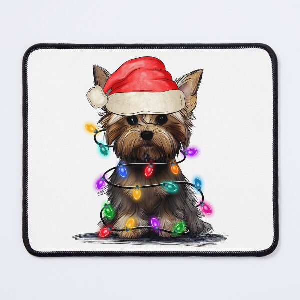 Item preview, yorkshire terrier christmas tree designed and sold by hieuhieustore.