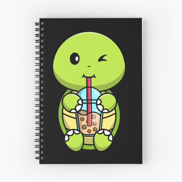 Item preview, Bubble Tea Lover  Cute Kawaii Turtle designed and sold by Artistusha.