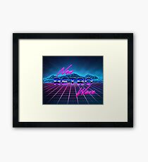 New Retro Wave Framed Print