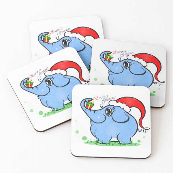 Item preview, Elephant - Season's greetings  designed and sold by Shirley cute art .