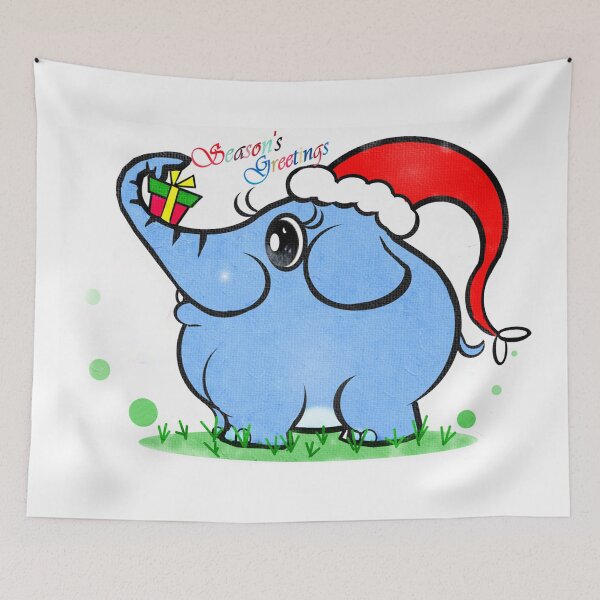 Item preview, Elephant - Season's greetings  designed and sold by Shirley cute art .